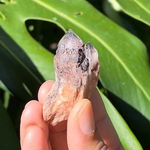 Namibian Hematite & Specularite Included Quartz (2nd Growth Generation, Phantom)