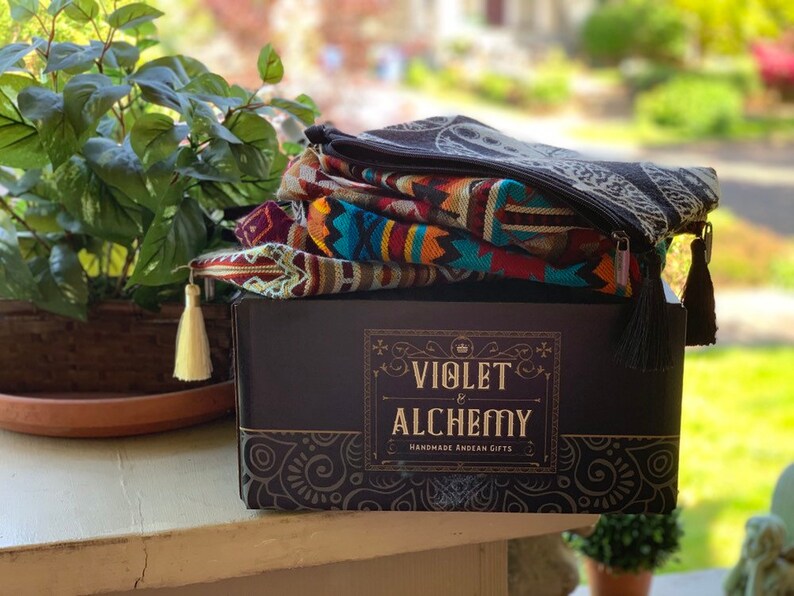 Tree of Life Queen Native Blanket Ecuador Alpaca Wool Blanket Picnic Blanket Andean blanket Throw Blanket Christmas Gift Idea