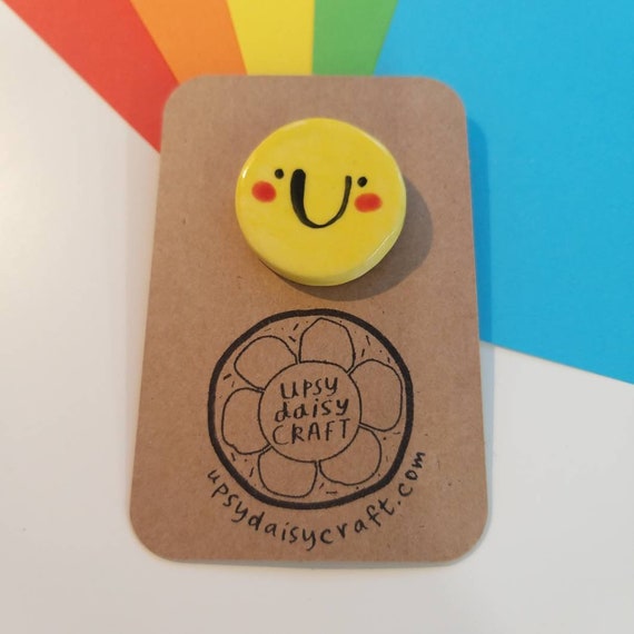 Smiley brooch shop