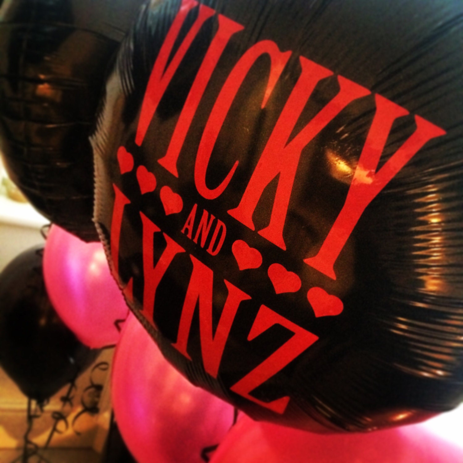 Helium Filled Personalised Bubble Balloons