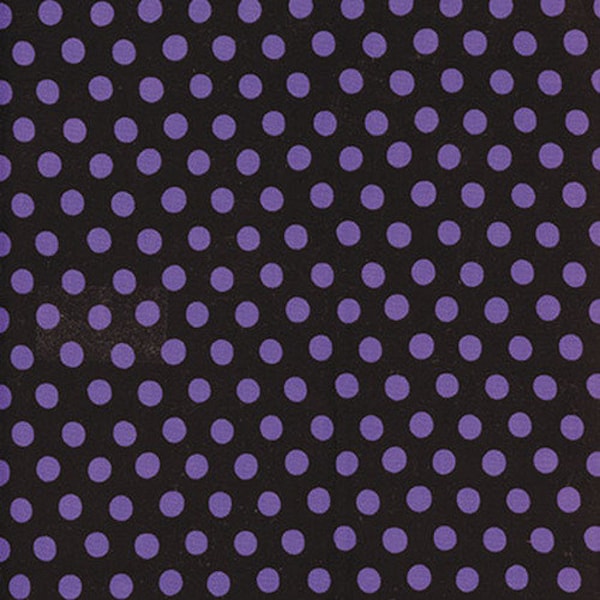 Kaffe Fasset fabric Spot fabric Classics GP70 Black purple polka dot circles craft abstract sewing quilting 100% cotton fabric