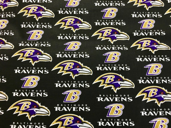 Baltimore Ravens Fabric National Football League Nfl B And Etsy