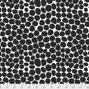Jumble fabric Brandon Mabley fabric Kaffe Fassett fabric BM53 black abstract 100% cotton fabric sewing quilting fabric by the yard