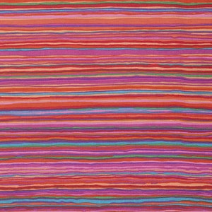 Kaffe Fassett fabric Philip Jacobs Strata GP150 Red pink blue green purple striped fabric Sewing/Quilting 100% cotton fabric by the yard