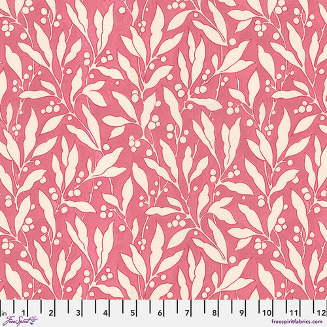 Snow Leopard Designs Fabric Cottage Garden Fabric Leaf and Berry SL132