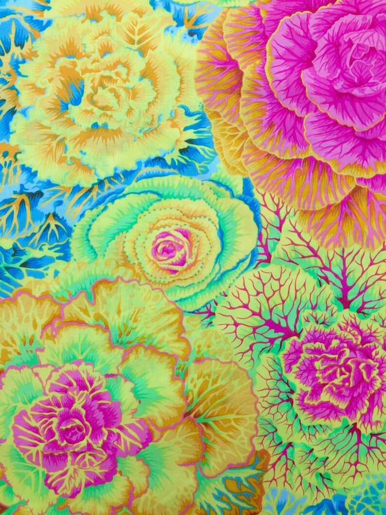 Kaffe Fassett Fabric Phillip Jacobs Classics Brassica PJ51 Etsy