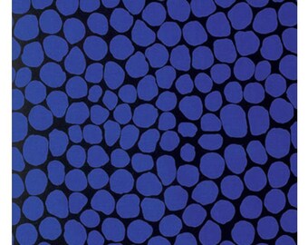 Jumble fabric Brandon Mabley fabric Kaffe Fassett fabric BM53 blue abstract 100% cotton fabric sew quilting fabric by the yard