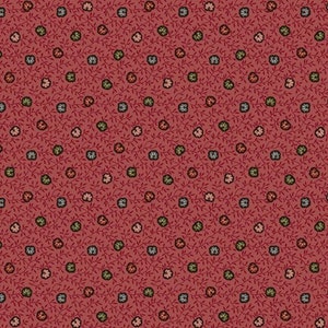 Lily&#39;s Locket fabric Pam Buda Clematis R170549 Pink floral Marcus fabric Civil War fabric Sewing Quilting 100% cotton fabric by the yard
