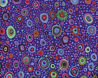 Kaffe Fassett fabric Classics Roman Glass GP01 Purple green red abstract 100% Cotton Sew Quilt by the yard freespirit