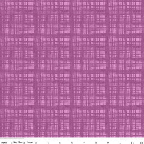 Riley Blake fabric Texture fabric C610 Orchid crosshatch shades tonal blender sewing quilting 100% cotton fabric by yard