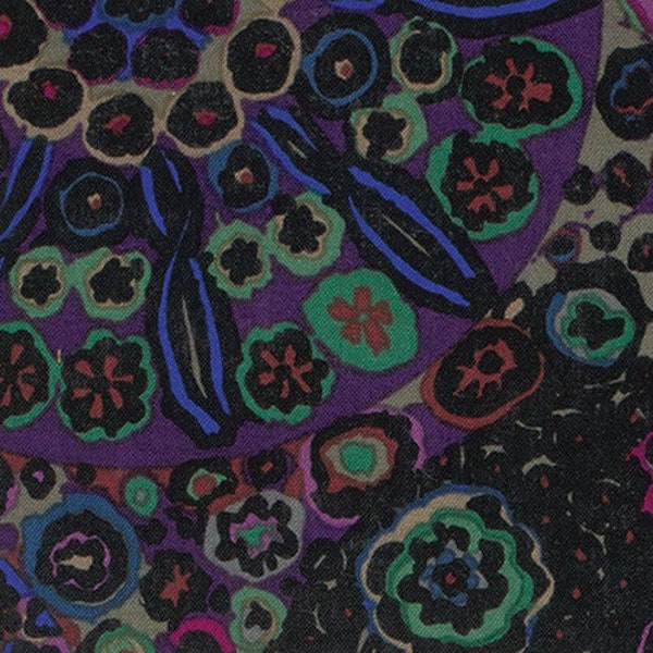 Kaffe Fassett fabric Classics Millefiore GP92 Dark purple black abstract Sewing Quilting 100% Cotton fabric by the yard freespirit