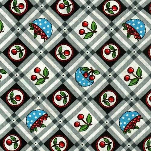 Mary Engelbreit fabric Cranston VIP Fabric white black red Etsy