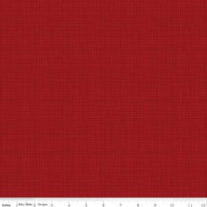 Riley Blake fabric Texture fabric C610 Barn Red crosshatch shades tonal blender sewing quilting 100% cotton fabric by yard