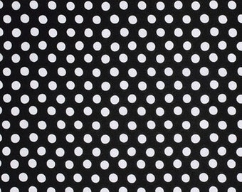 Kaffe Fasset fabric Spot Classics GP70 Noir black white polka dot circles craft abstract sewing quilting 100% cotton fabric by the yard