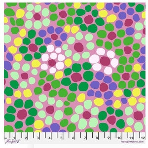 Kaffe Fassett fabric Brandon Mabley fabric Flower Dot BM77 Mauve sewing quilting 100% cotton fabric by the yard freespirit fabric