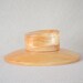 Wooden Hat Block Set with Porkpie Style Tip - Summer Hat Brim Block SET 14 -  Cartwheel Brim Block