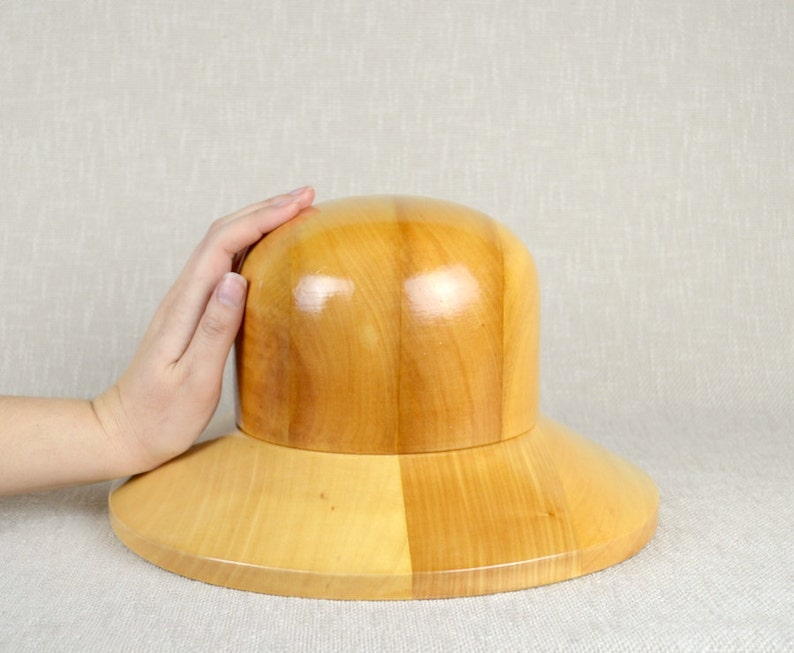 Wooden Hat Block Set 16 DownTurned Brim Block TwoSided Etsy