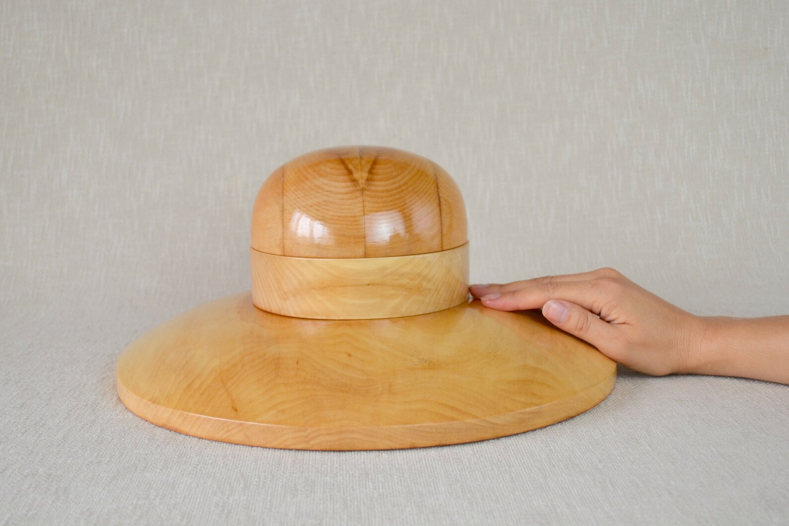 Wooden Hat Block Set with Wide Brim Block Hat Block Set 13 Etsy