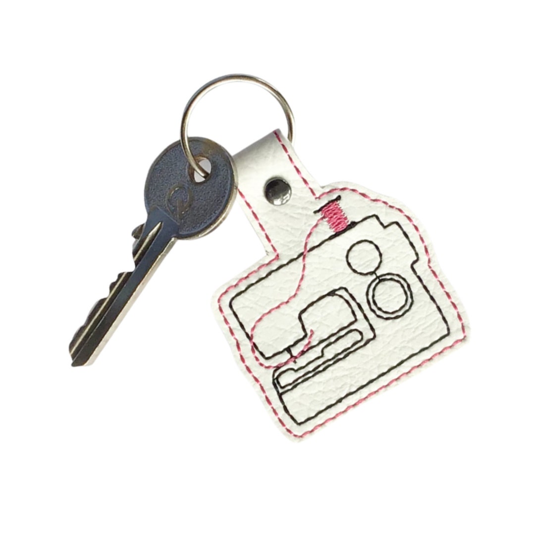Sewing Machine Key Fob, Sewing Machine Key Ring, Sewing Themed Gifts ...
