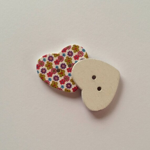 Pulsanti di design moderno in legno 30mm cucito Artigianato Scrapbook card making