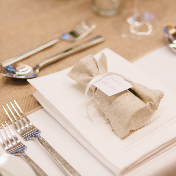 Set of 200 - Wedding Favor Bags.Oatmeal Grey Linen Favor Bags Medium 4 x 6"Leinentasche hochzeit, Sacchetti portaconfetti, Sacchetti in lino