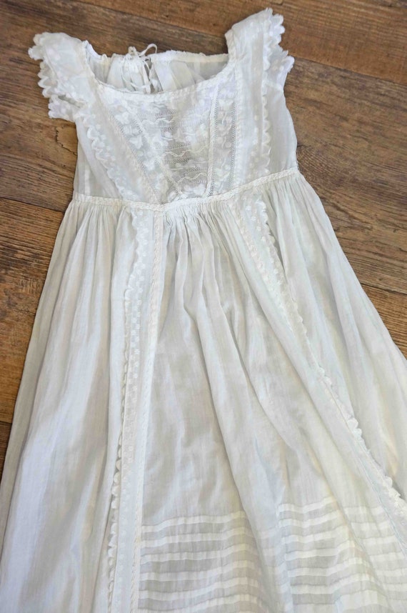 Victorian Broderie Anglaise Christening Gown, White C… - Gem