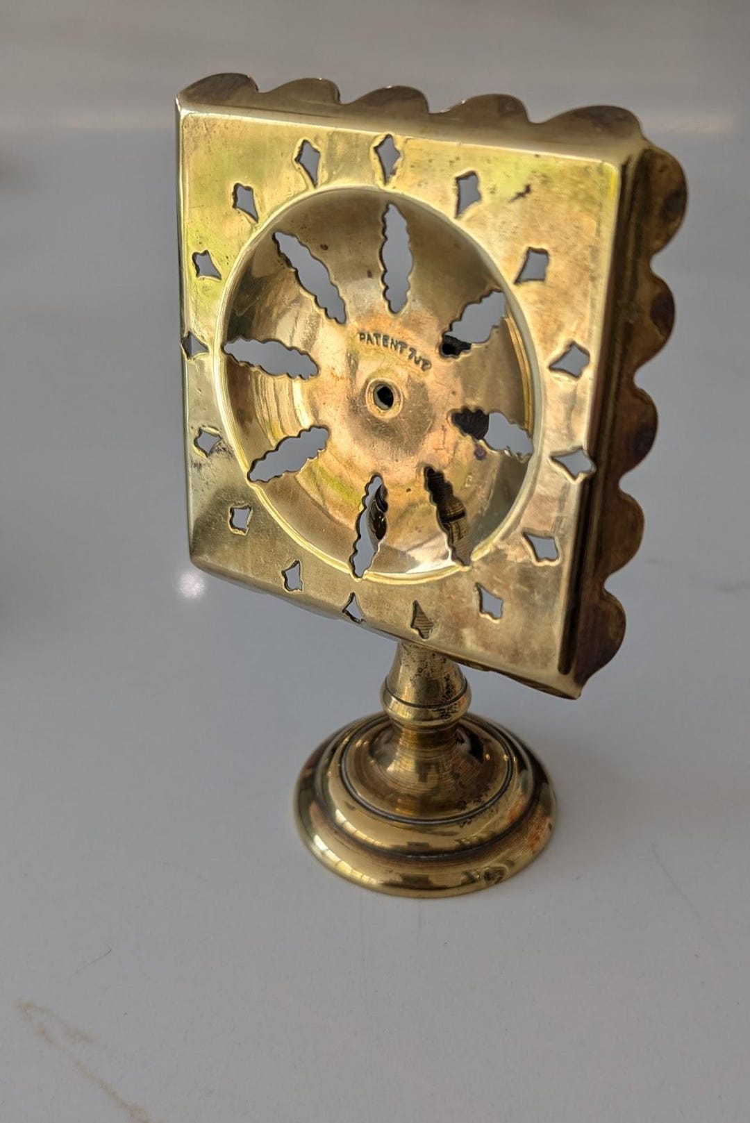Candle Reflector Shell Antique Victorian Brass Candle Reflector - Etsy