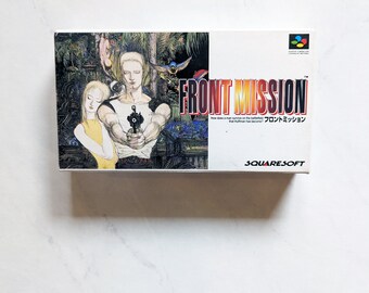 Front Mission for the Super Famicom Cib Japan Import Japanese Version Squaresoft RPG Vintage Super Nintendo RPG Snes