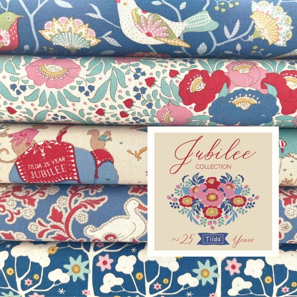 Tilda-Stoffpaket " Jubilee blue"