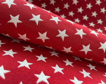 b&b fabric “Stars red”