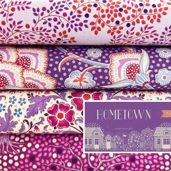 Tilda-Stoffpaket " Hometown plum"