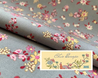 Tilda fabric "Daisyfield gray" Chic Escape