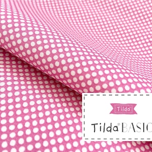 Tilda fabric &quot;Paint Dots pink&quot;