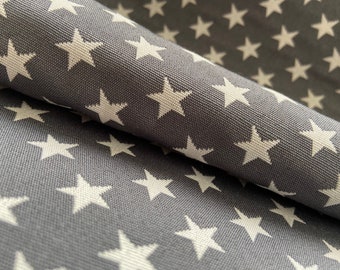b&b fabric "stars gray"