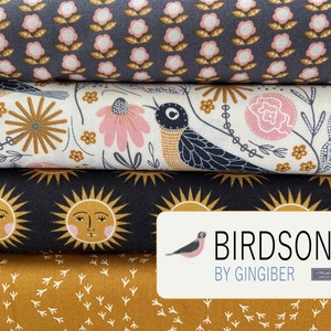 Moda leftover fabric package "Birdsong" by Gingiber (2 fabrics)