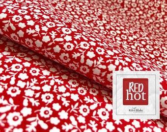 Riley-Blake fabric "Calico red" Red Hot