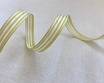 Stripes - ribbon lime/white