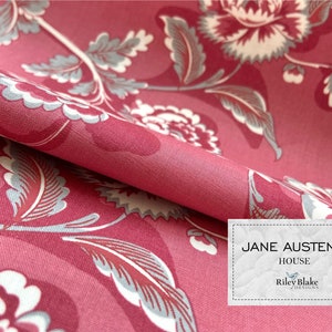 Remnant Riley Blake fabric "Lady Katherine" Jane Austen's House