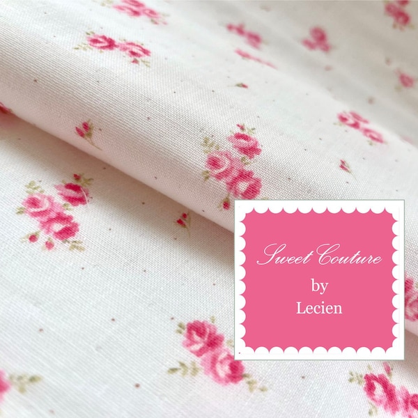 Tissu Lecien "Sweet Couture rose"