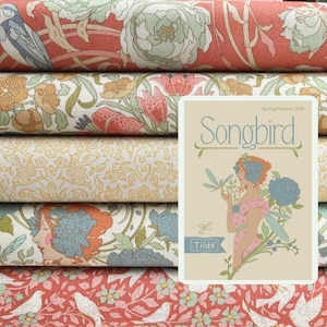 Confezione di tessuti Tilda "Songbird coral"
