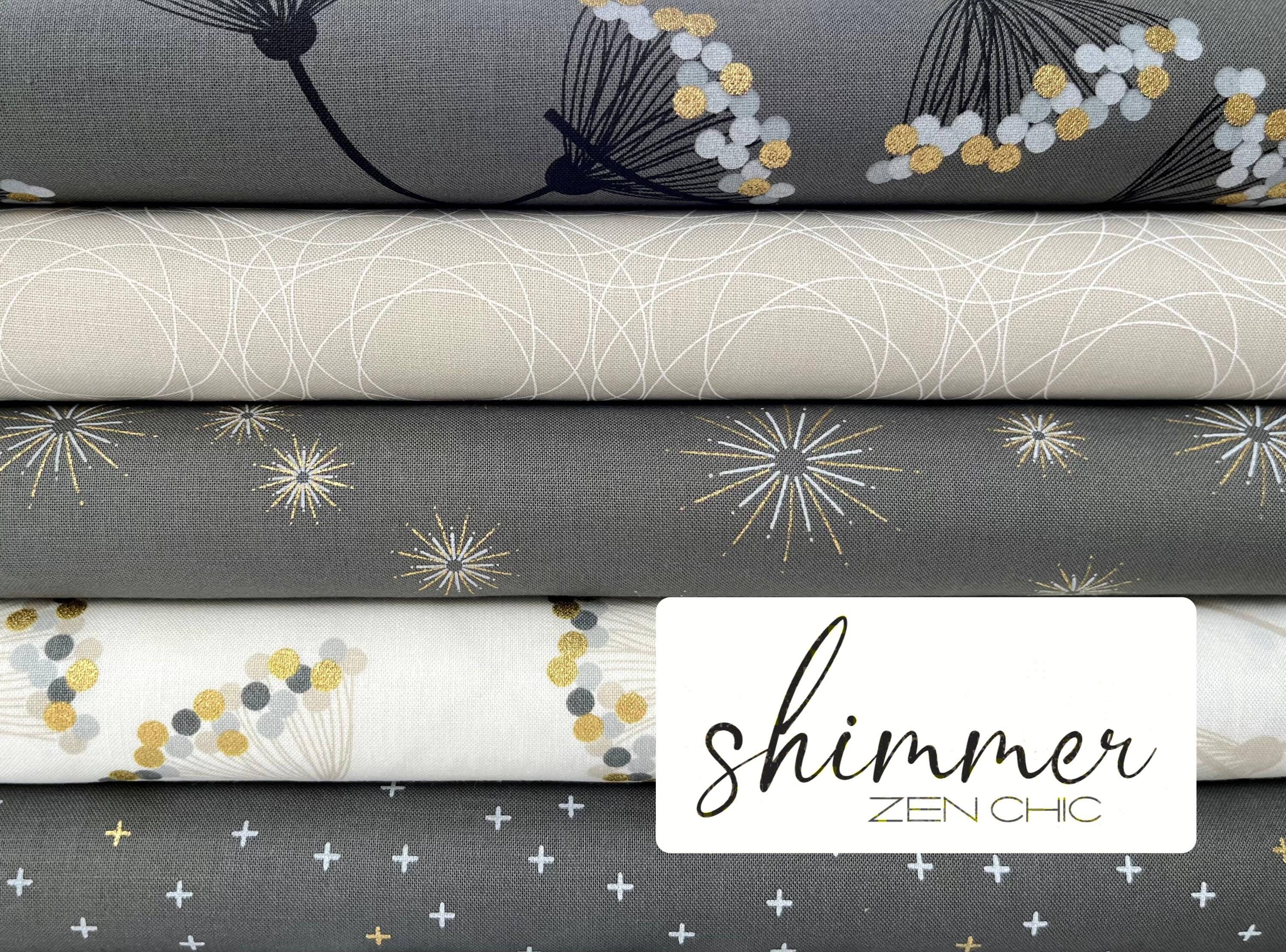 Zen Chic fabric package “Shimmers”