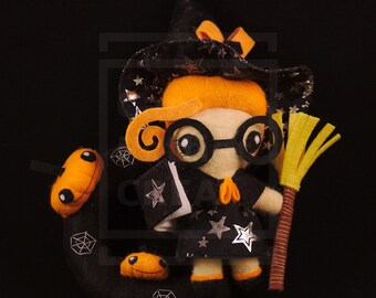 Doll/Witch/Halloween/Kawaii/Ooak