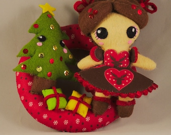 Doll / Christmas / Gifts / Kawaii / Ooak