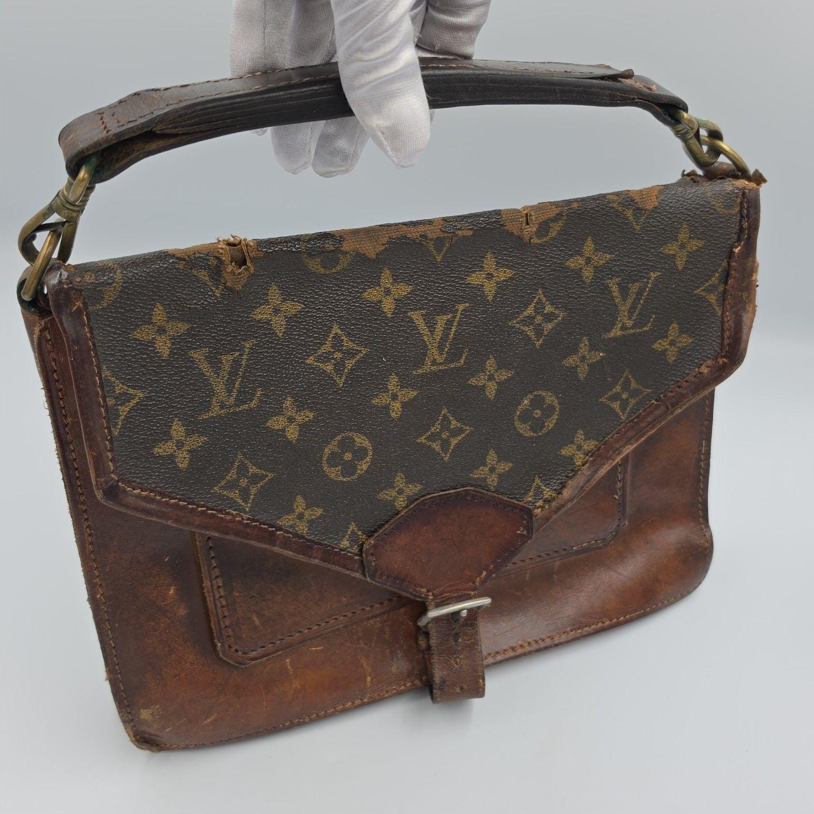 Vintage Louis Vuitton Suitcase - Etsy