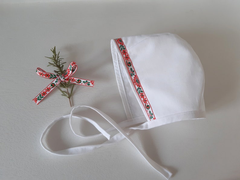 toddler sun hat handmade reversible bonnet spring and summer hat vintage brim Baby Girlboy Bonnet