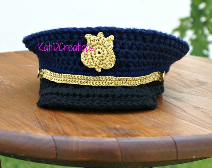 FREE Pattern 612months Military Hat Military Dress Hat Etsy