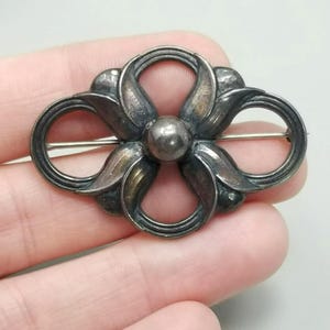 Vintage Georg Jensen Sterling Silver Brooch Number 305 Denmark