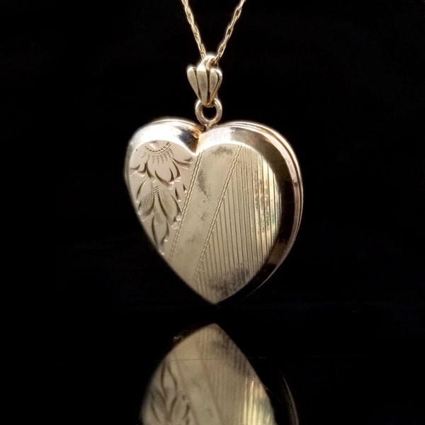 Vintage Heart Locket - Etsy
