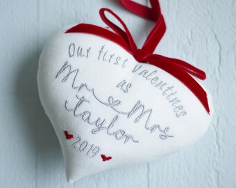 First Valentines Day Married Etsy