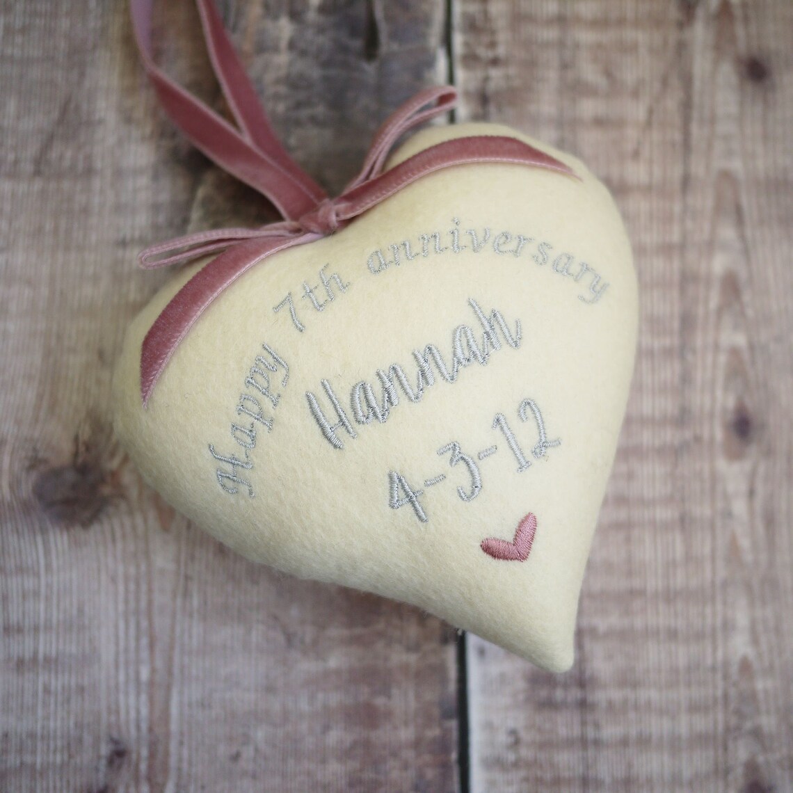 Wool anniversary giftswool gift for anniversarypersonalised Etsy